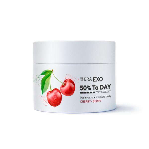 T EXO Cherry-Berry mdash альтернативный источник энергии. 


	Оптимизирует энергию 
	Помогает сжигать жир 
	Усиливает концентрацию внимания 
	Увеличивает выносливость 


Разработан для тех, кто:


	Сжигает жир и намерен похудеть
	Живет в стиле LCHF
	Ищет дополнительный источник энергии для мозга
	Хочет быть сконцентрированным весь день
	Мечтает о спортивных победах
	Стремится быть продуктивным
	Полностью отдается тренировкам
	Заботится о красоте тела


Что такое ЕХО?

laquoExoraquo значит laquoизвнеraquo. Говоря о кетонах, экзокетоны mdash это те, которые поступают в организм из внешних источников. В данном случае перед нами EXO mdash источник легкодоступных экзокетонов.

Надо понимать, что кетоны могут синтезироваться в организме. Такие кетоны называются laquoэндогенные кетоныraquo, от laquoendoraquo mdash laquoвнутриraquo. В организме естественным образом образуется три вида кетоновых тел. Процесс образования кетоновых тел в организме называется кетоз. Именно он лежит в основе метаболического перехода организма на жиры в качестве топлива, что лежит в основе LCHF. Это происходит, например, когда мы голодаем или при интенсивных нагрузках. Из всех кетоновых тел, BHB является главным энергетическим кетоном.

BHB mdash это beta-гидроксибутират.

hydroxybutyrate

BHB является альтернативным высококачественными топливом для всего организма, в том числе, обеспечивая энергией головной мозг.

Почему EXO mdash продукт для мозга?

Попадание в организм EXO приводит к значительному увеличению уровня BHB в крови. ВНВ легко достигают головного мозга, беспрепятственно проникая через гематоэнцефалический барьер. В митохондриях клеток головного BHB приводят к быстрому синтезу молекул АТФ, обеспечивая энергией сам головной мозг и всю центральную нервную систему.

В исследовании медицинского факультета Университета Тоттори в Японии в  году показано, что увеличение BHB в крови приводит к снижению уровня нейровоспаления, вызванного стрессом. Ученым удалось доказать: повышение уровня BHB в организме за счет приема экзогенных кетонов, связано с увеличением когнитивной функции мозга.


	
		
			 
			Кетоны
			Глюкоза
		
		
			Энергия для мозга
			radic
			radic
		
		
			Энергия для мышц
			radic
			radic
		
		
			Улучшение когнитивной функции мозга
			radic
			-
		
		
			Улучшение работы сердца
			radic
			-
		
		
			Улучшает физическую выносливость
			radic
			-
		
		
			Улучшение жирового метаболизма
			radic
			-
		
		
			Снижение веса
			radic
			-
		
		
			Нормализует уровень сахара в крови
			radic
			-
		
		
			Аппетит
			Подавляет
			Возбуждает
		
		
			Тяга к сладкому и мучному
			-
			radic
		
		
			Метаболические отходы
			-
			radic
		
		
			Окислительный стресс
			-
			radic
		
		
			Снижает риск диабета
			radic
			-
		
		
			Снижает риск онкологии
			radic
			-
		
		
			Снижение уровня хронического воспаления
			radic
			-
		
	


 

Способ применения:


	Две ложки EXO засыпать в стакан (ложка находится в банке)
	Залить содержимое  мл. воды
	Выпить


Состав:


	
		
			Дополнительная информация
			 
		
		
			Serving size
			, g
		
		
			Serving per container
			 g
		
		
			Калорий
			 ккал
		
		
			Кальций
			 mg
		
		
			Магний
			 mg
		
		
			Натрий
			 mg
		
		
			Калий
			 mg
		
		
			BHB
			 g
		
	


 

Состав: BHB Calcium, BHB Magnesium и BHB Sodium, цитрат калия, лимонная кислота, яблочная кислота, экстракт стевии, бета-каротин, ароматизатор идентичный натуральному laquoвишняraquo.

Когда принимать?

Рекомендовано употреблять - раза в день, утром перед завтраком либо перед тренировкой.

Противопоказания: прием EXO противопоказан людям с диабетом, беременным женщинам и лицам до  лет.

Масса брутто:  г.

Срок годности:  года 

Рекомендация эксперта: